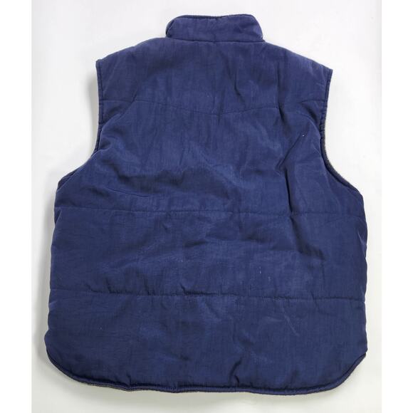 NATURALIFE Men's Blue with Gray Fleece Lined Vest - 47” Chest (L) - Picture 2 of 12